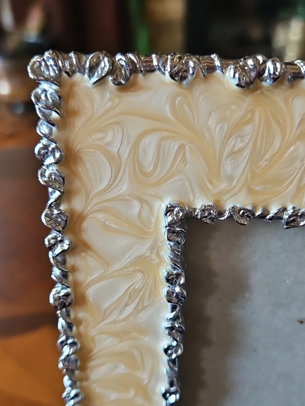 Vintage Ornate Gold & Cream Photo Frame Bundle - Set of 2